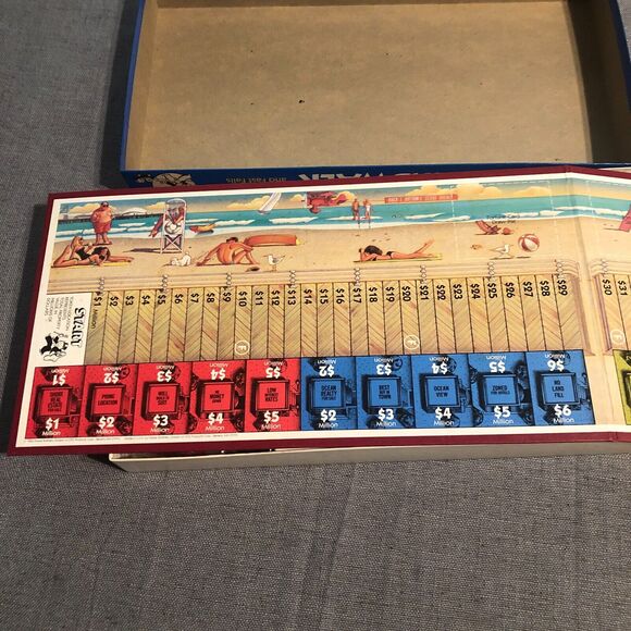 Advance To Boardwalk Board Game Parker Brothers 100% Complete Vintage 1985 - Picture 3 of 4